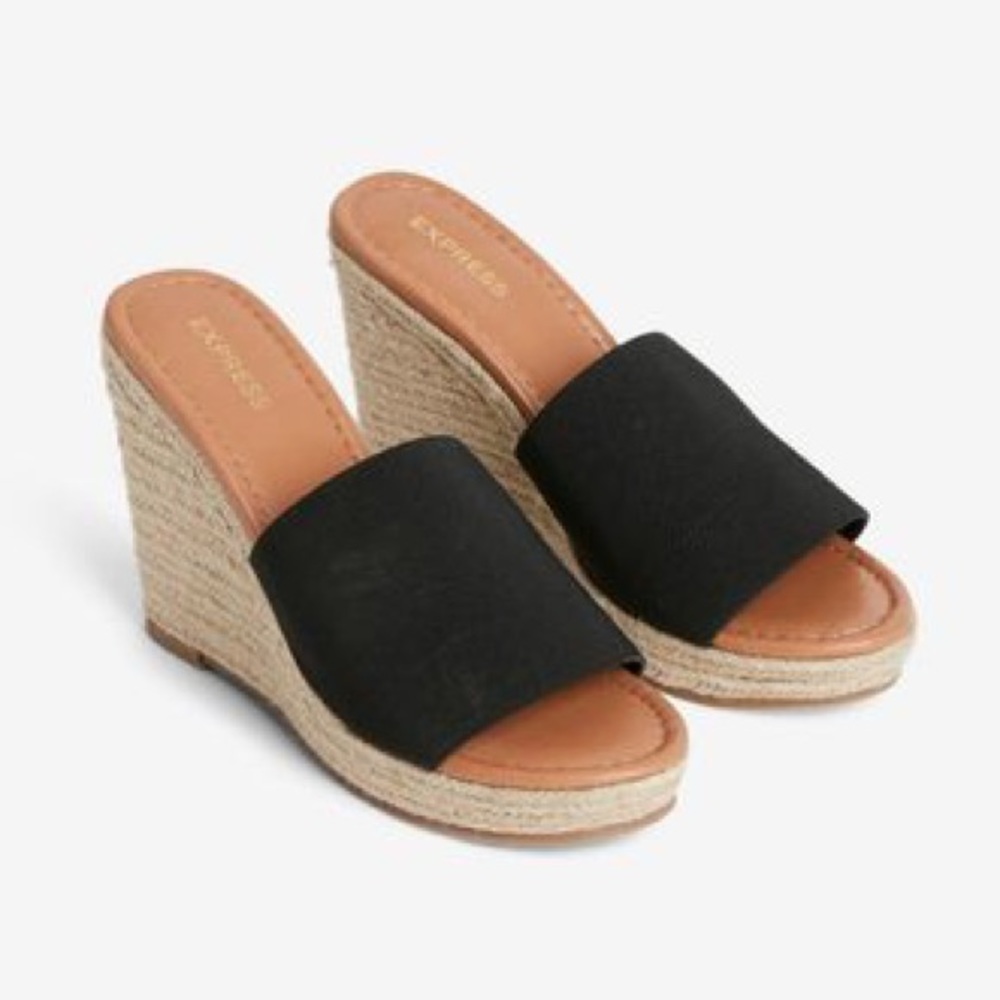 Express | Stretch Slide Wedge Sandals
